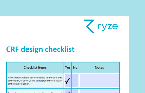CRF design checklist download