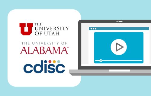 University of Utah, University of Alabama, CDISC, Formedix webinar